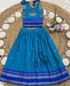 Ajd 1132 Fully Stitched Paithani Lehenga With Blouse  kids Wholesale